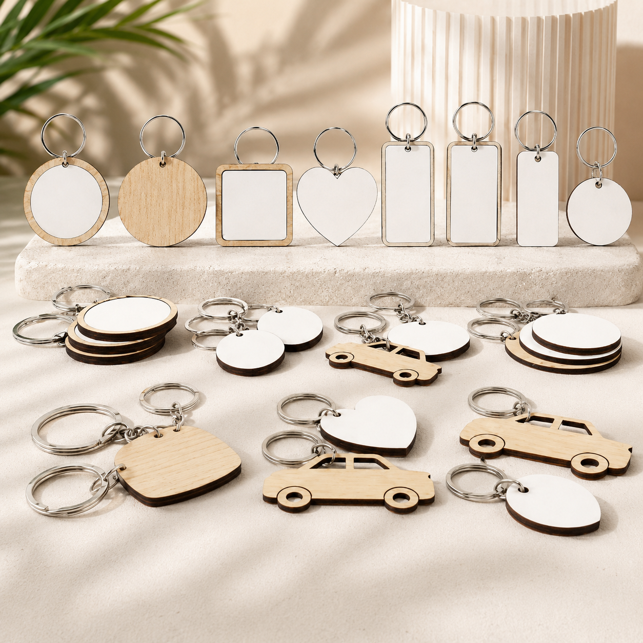 MDF Keychains