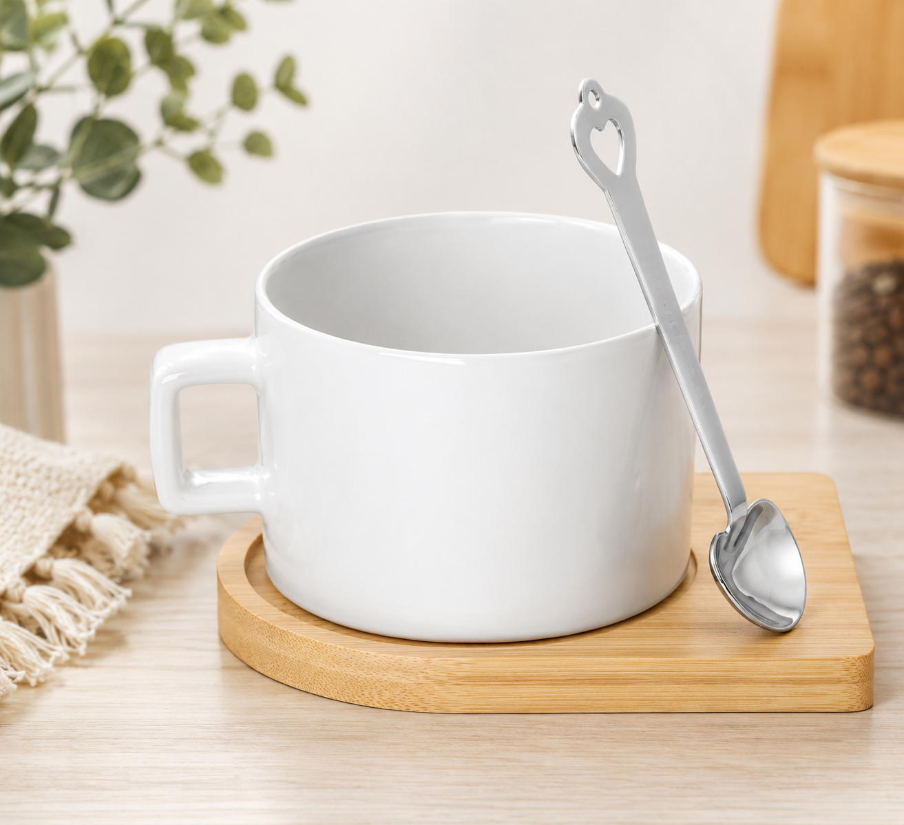 Bambo Plate With Mug