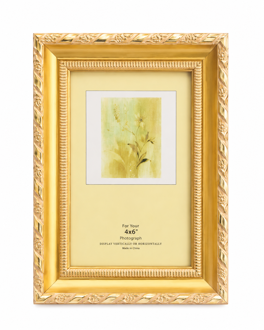 ROYAL GOLD ORNATE FRAME 4x6