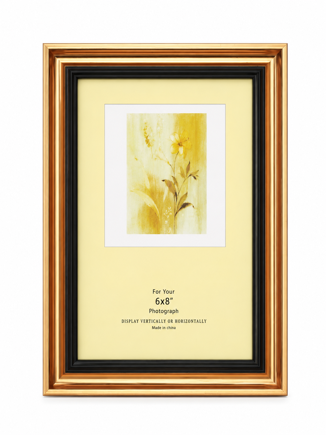 GOLD & BLACK PREMIUM FRAME