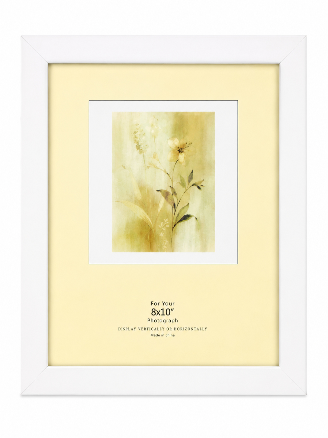 ELEGANT WHITE PHOTO FRAME