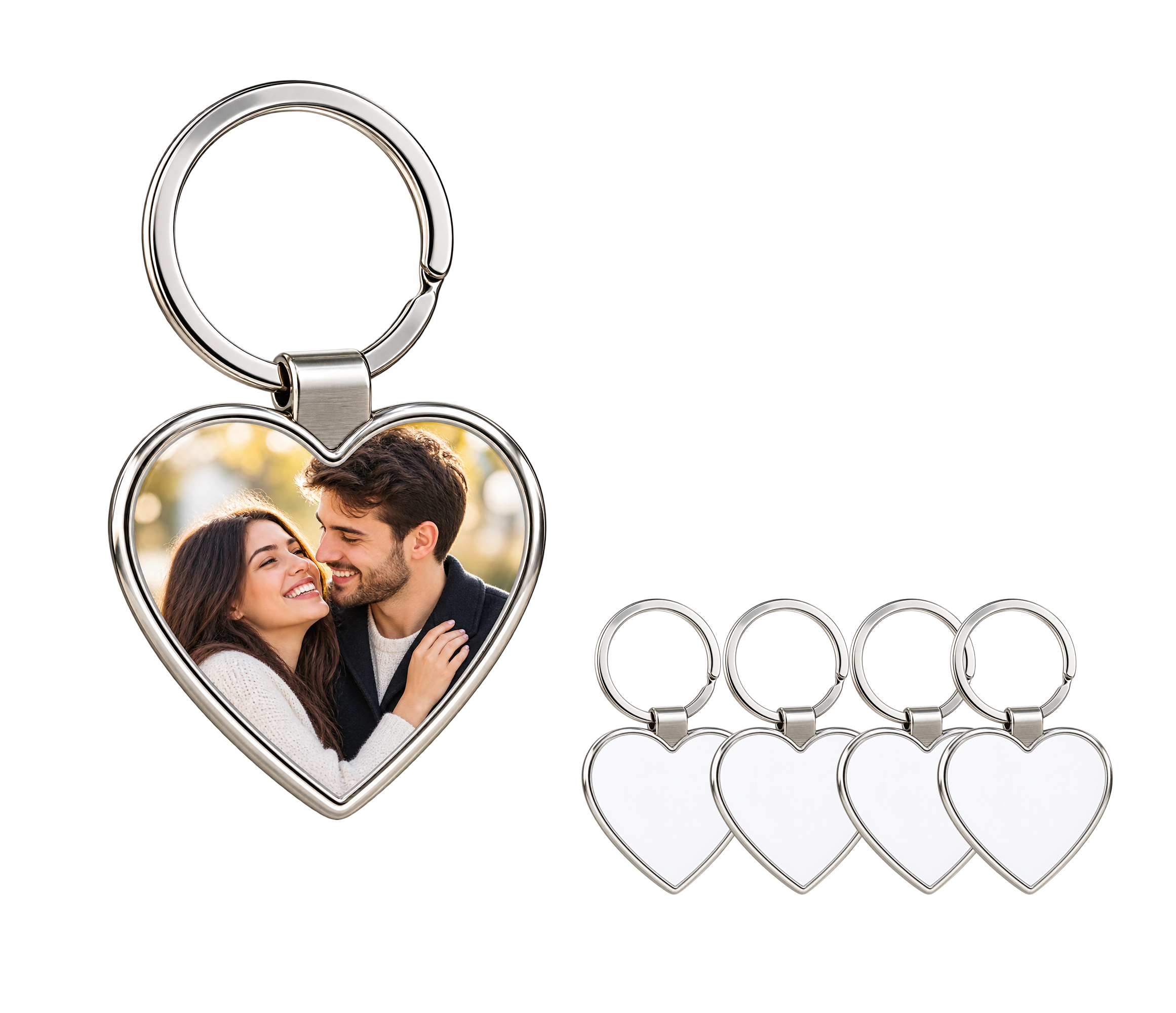 Keychain love shape