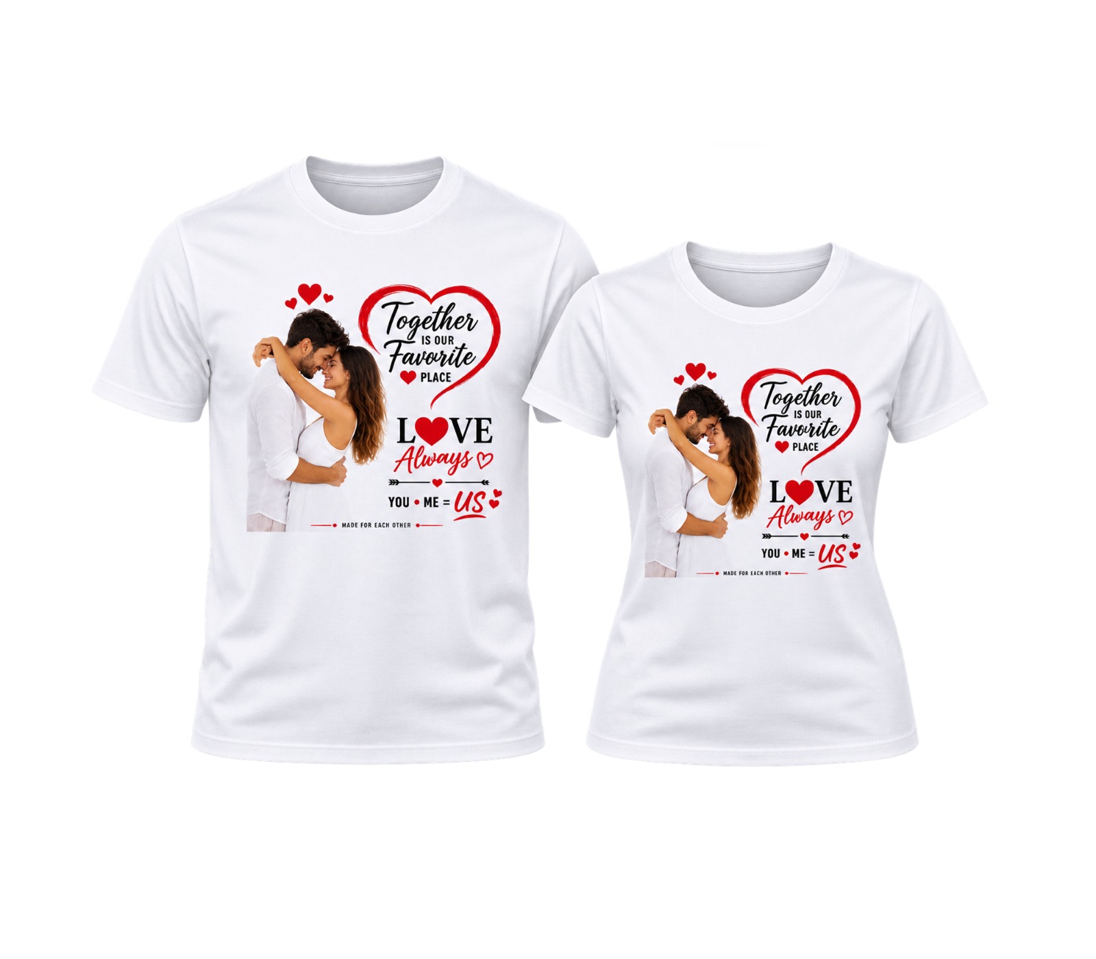COUPLE T-SHIRT PRINTING